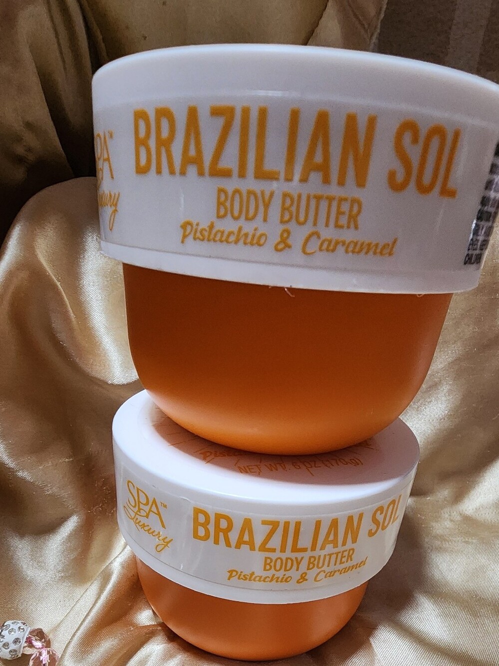 BRAZILIAN SOL 2- Body Butter - Pistachio & Caramel (Orange)